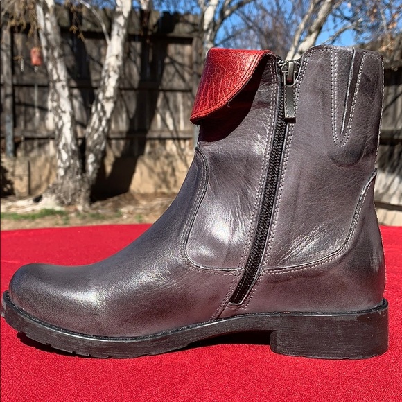 Jafa 2122 Graphite Contrast Ankle Boots Size 37 - Picture 2 of 10